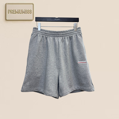 Bal Paris Classic Cola Letter Embroidered Shorts