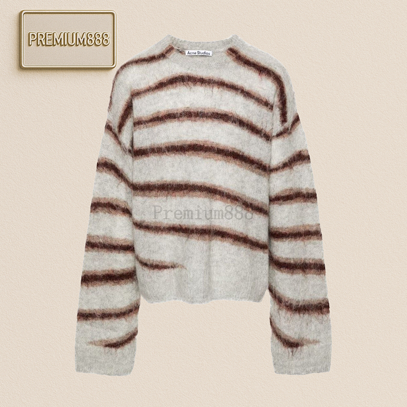 Acne Striped Mohair Sweater