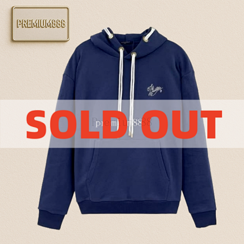 Louis Vuitton L V Nautical Braided Rope Embroidered Hoodie