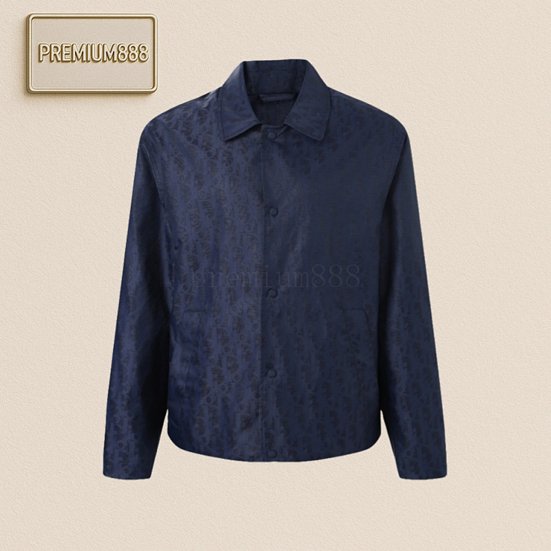 Dior Blue Tech Jacquard Jacket