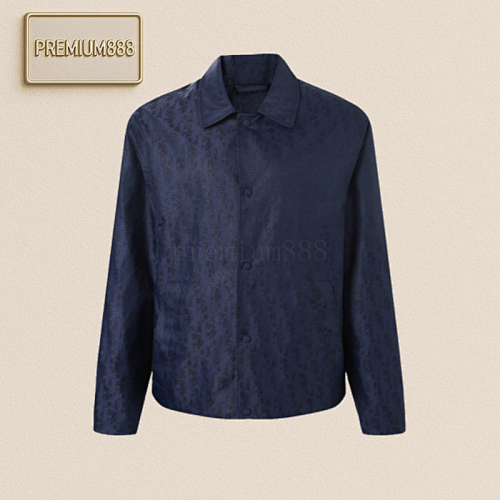 Dior Blue Tech Jacquard Jacket