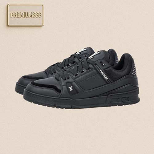 Louis Vuitton The Original Perfect Last Shape Of LV Trainer From Lvjia Produced By A Major Factory In Do