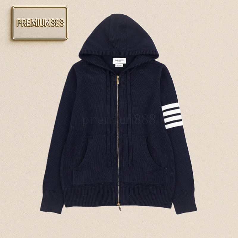 Thom Browne Four-bar Back Puppy Hooded Coat