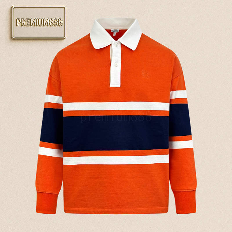 Loewe Anagram Embroidered Polo Shirt
