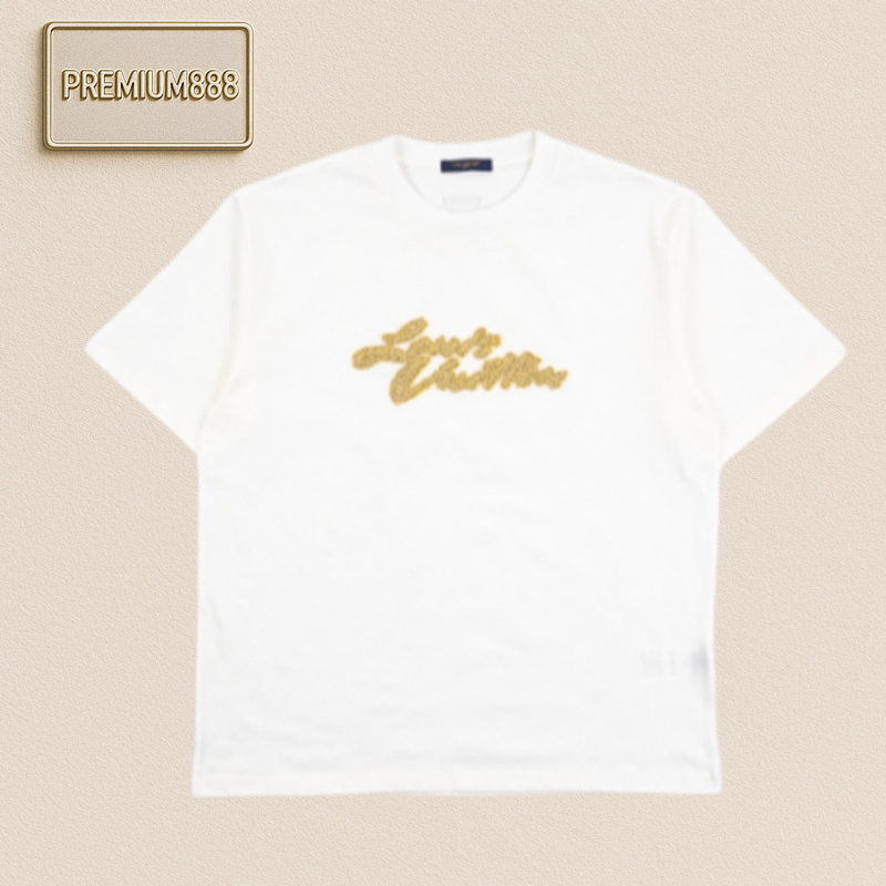 Louis Vuitton L V Raffia Chapter Short Sleeves