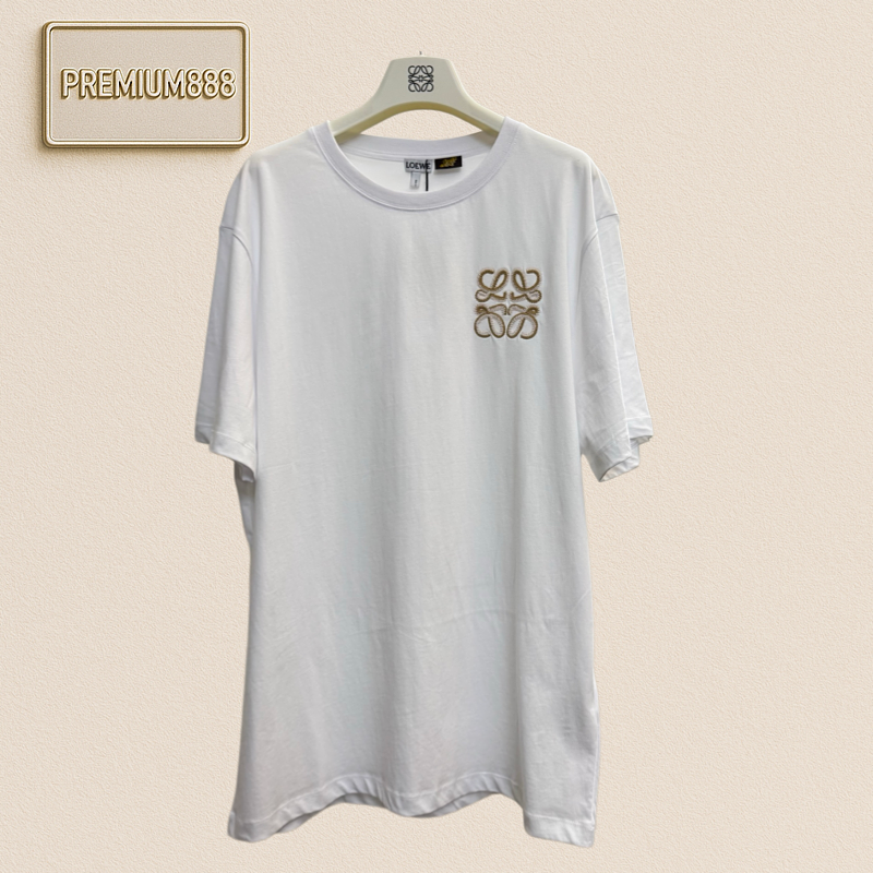 Loewe Logo Embroidered Short-sleeved T-shirt