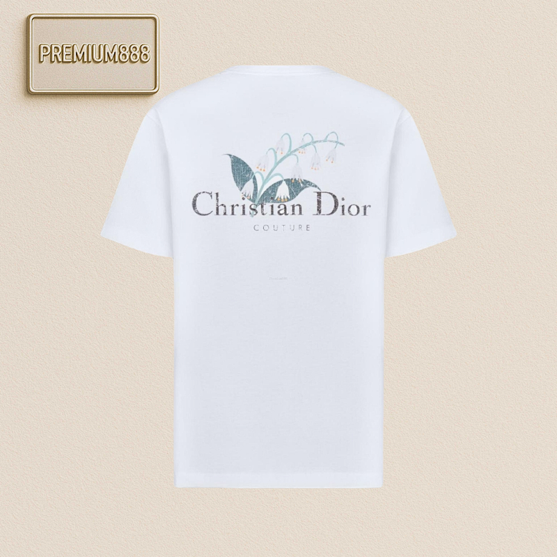 DR Lily Of The Valley Printed Round Neck Short Sleeve
