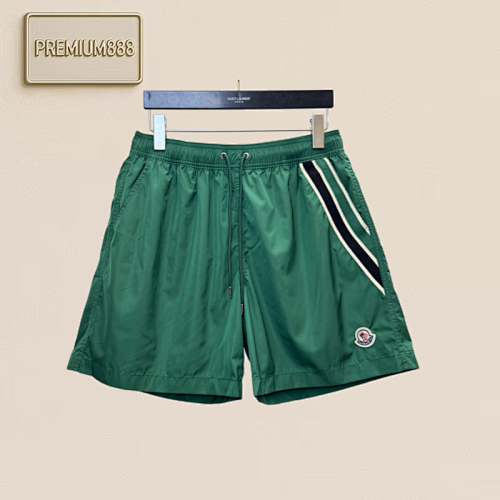 Monc Side-striped Nylon Casual Beach Shorts