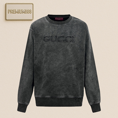 Gucci Guc Ci Embroidered Logo Sweatshirt On Cloth