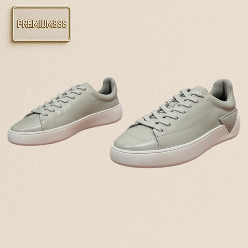 Prada Men's Court Leather Sport Shoes For Sale
