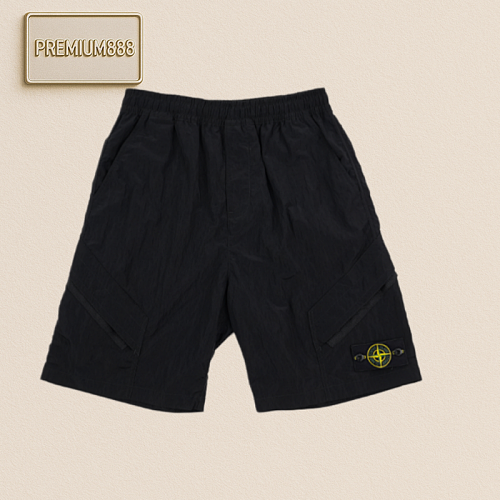 Stone Island Ston E Island Paper Crumpled Shorts