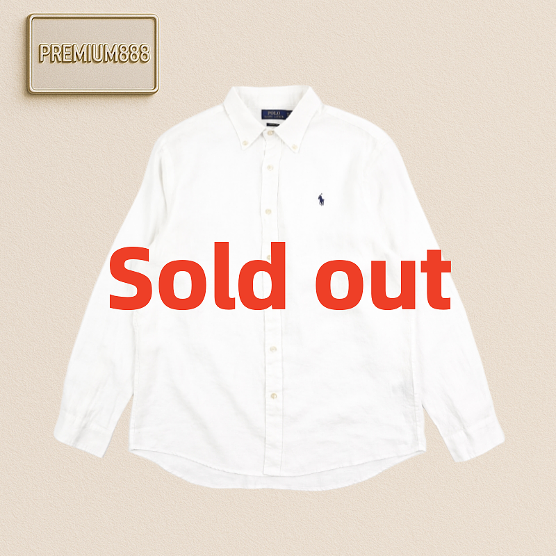 RL 25s Pony-label Linen Long-sleeved Shirt