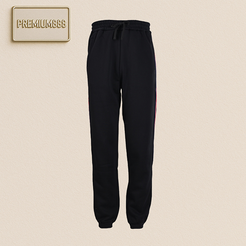 Gucci Guc CI Black Webbing Suit Pants