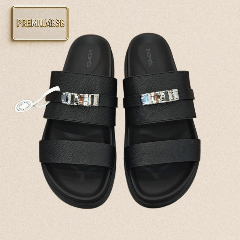 Hermès Hermes' New Men's Jackson Sandals A Stylish Bootie Made Of Cowhide Featuring An Ergonomic