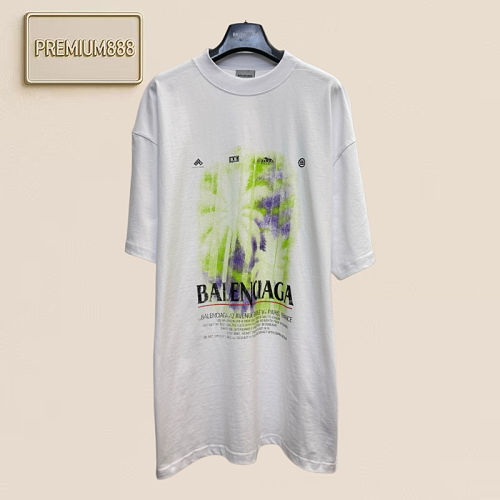 Bal Paris 26ss Coconut Jungle Print Short-Sleeved T-Shirt