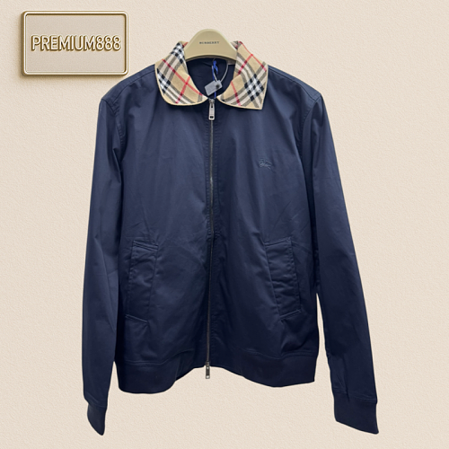 Burberry Check Embroidered Glenfields Harrington Coat