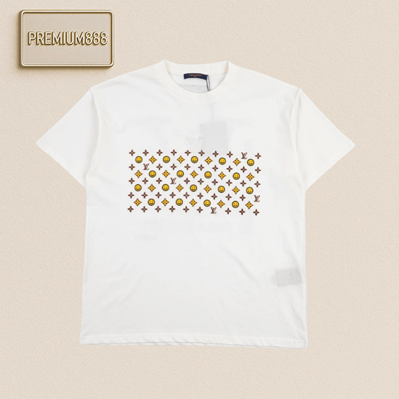 Louis Vuitton L V Smiley Face Foam Print