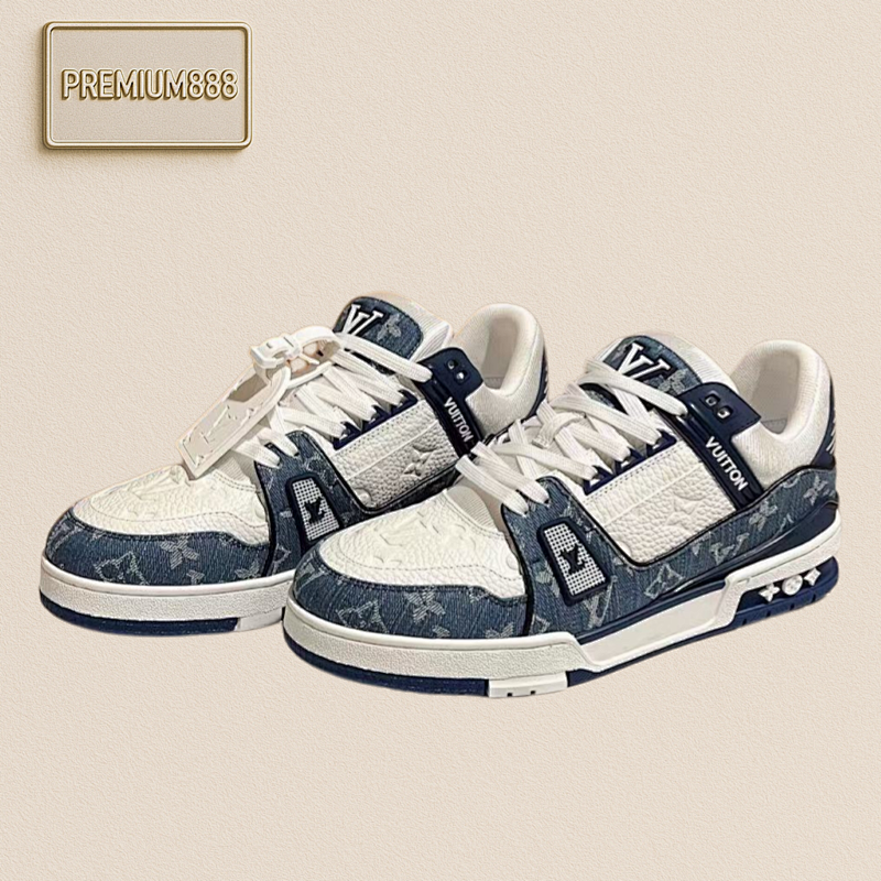 Louis Vuitton LV Trainer - Blue Jeans Is Unparalleled In The Entire Market. It Is A God-like Existence.
