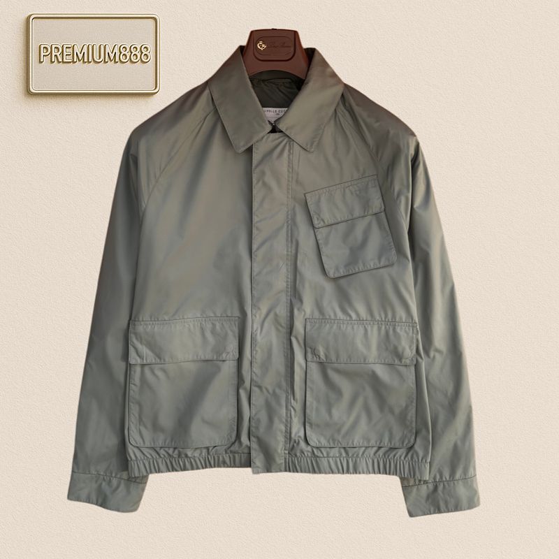 Brunello Cucinelli Brunello Collared Multi-Pocket Jacket