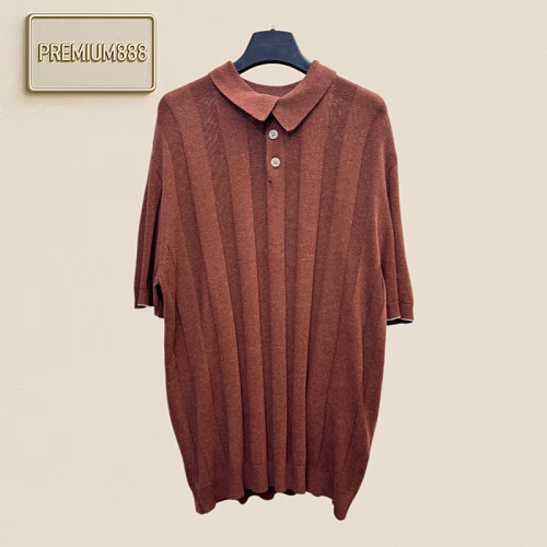 BC Old Man Chen Breathable Knitted Polo Shirt Short Sleeve