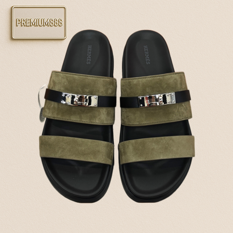 Hermès Hermes' New Men's Jackson Sandals A Stylish Bootie Made Of Cowhide Featuring An Ergonomic