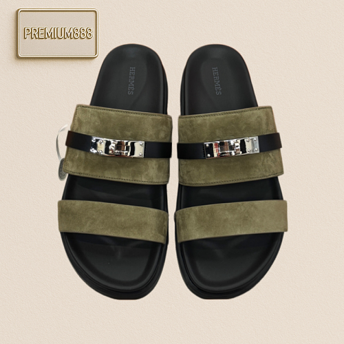 Hermès Hermes' New Men's Jackson Sandals A Stylish Bootie Made Of Cowhide Featuring An Ergonomic