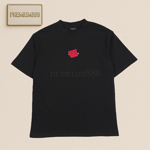 BA Lenciaga T-shirts Tape Embroidered T-shirts