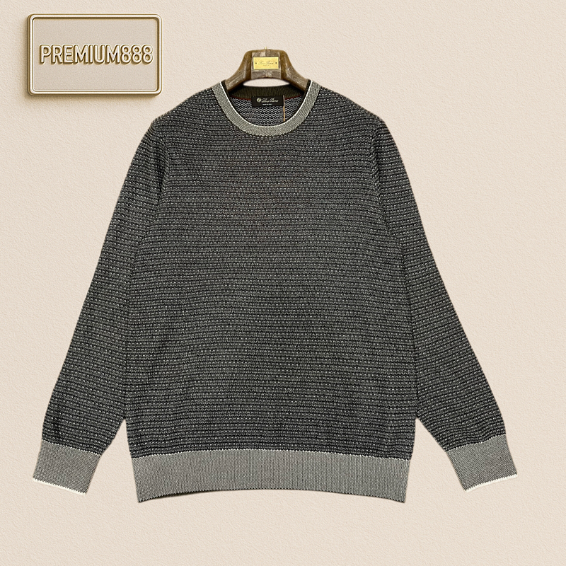 Loro Piana Casual Round-neck Long-sleeve Knitted Sweater