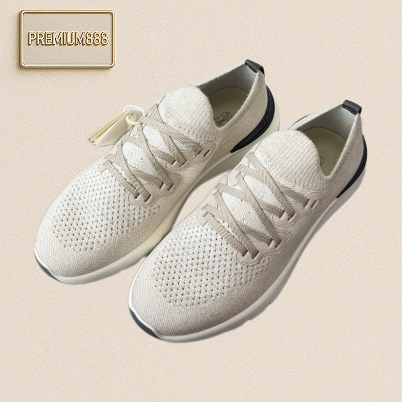 BC Fabric Cowhide Patchwork Sports Shoes