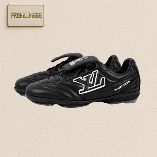 L V Footprint Soccer Football Shoes