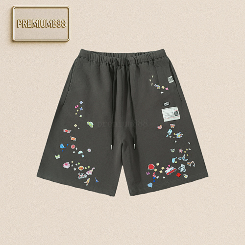 Mihara Yasuhiro Mihara Mmy Washed Distressed Pocket Large Zipper Shorts