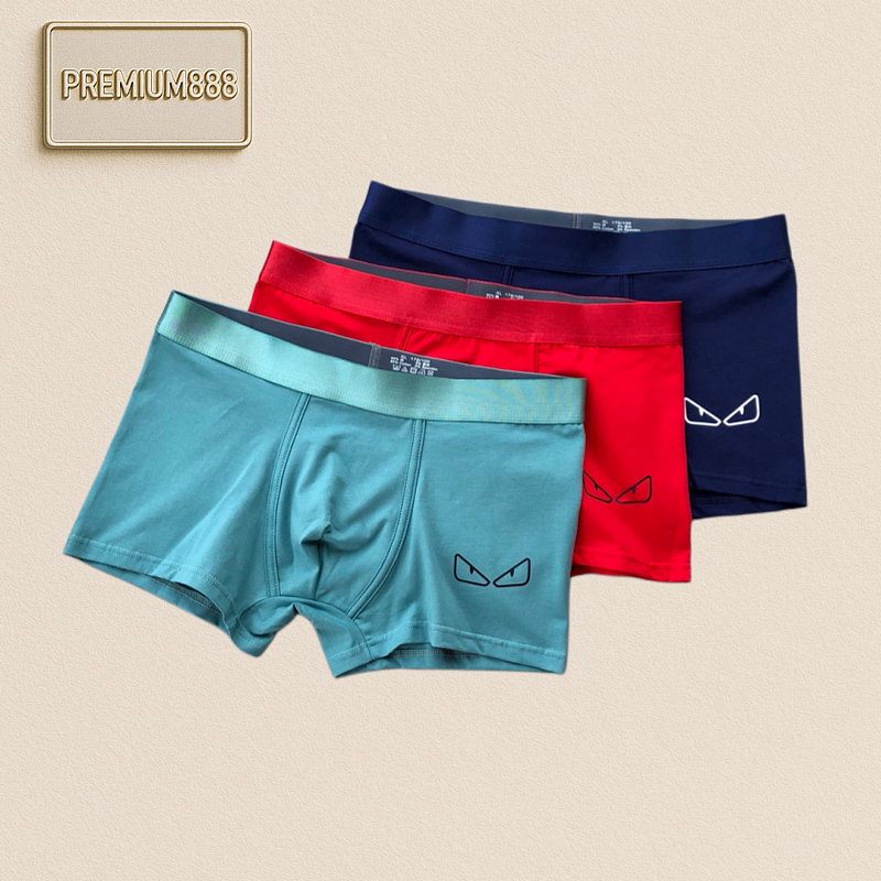 Trend Fendi Casual And Fashionable Essential Men's Underwear. Classic F Series. Outward Or