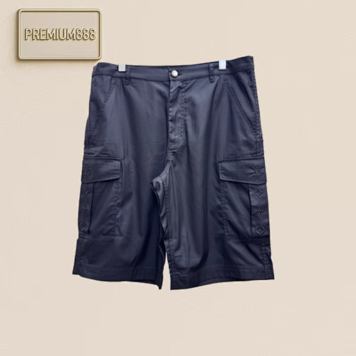1v Louis Embroidered Pocket Work Shorts