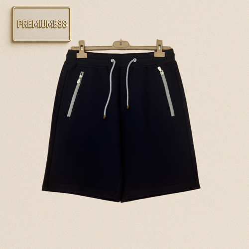 BC Brunello Double Zipper Casual Drawstring Shorts