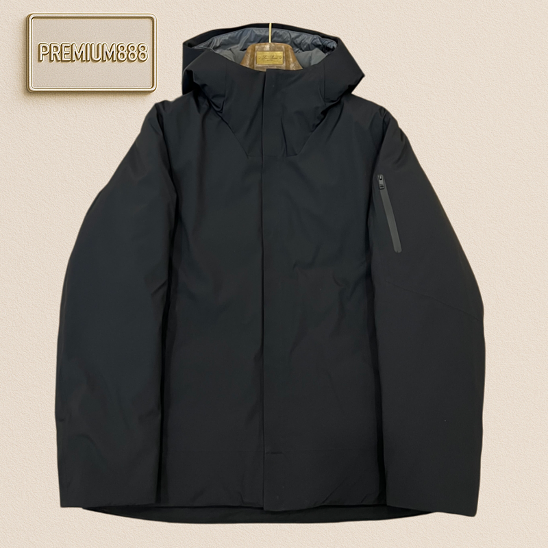 Zegna Jenia Hooded Insulated Jacket With Zipper Closure