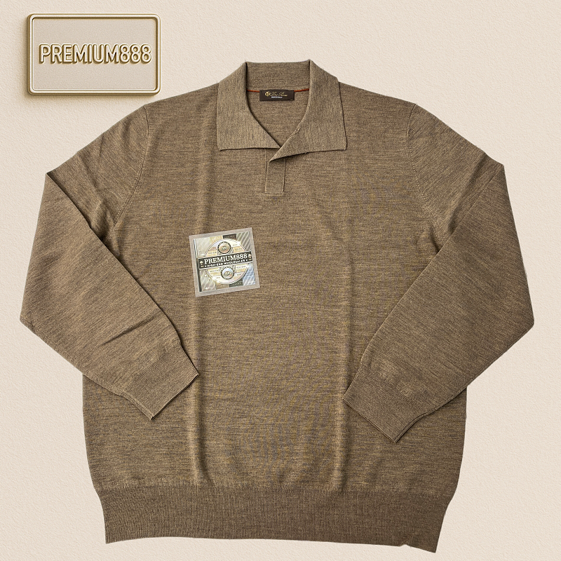 LP Autumn Winter New Collection - The King's Gift Series - Seagull Collar Polo Long-Sleeve