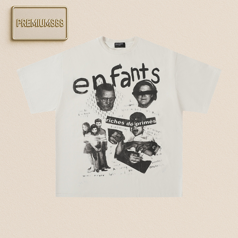 Erd Melancholic Rich Second Generation Tragic Childhood Short-sleeved T-shirt