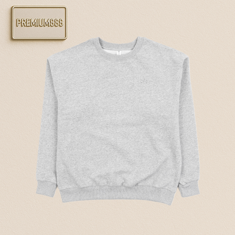 Alo Long-sleeved Round-neck Hoodie In Grey