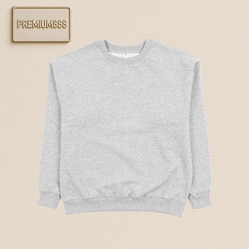 Alo Long-sleeved Round-neck Hoodie In Grey