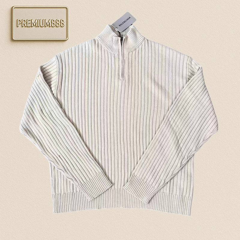 Balenciaga Product In Stock Blcg Cola Wave Striped Sweater
