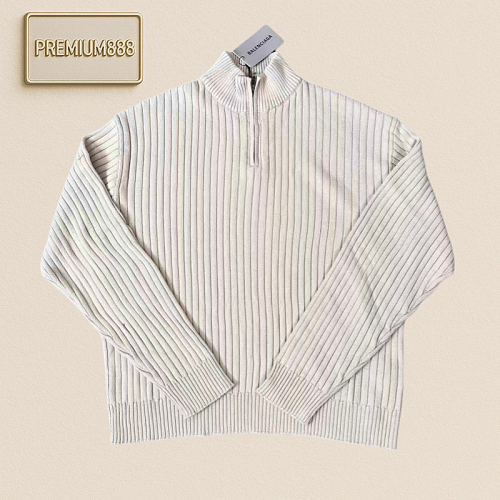 Balenciaga Product In Stock Blcg Cola Wave Striped Sweater