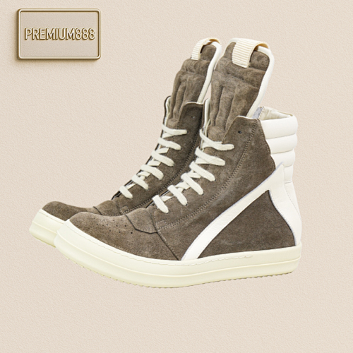 Rick Owens Water-blended Grain Surface Cowhide Material And The Stitch Spacing Are All Perfectly Repl