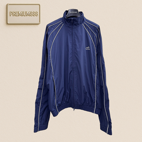 Balenciaga Sports Icon Reflective Sports Braided Jacket Coat