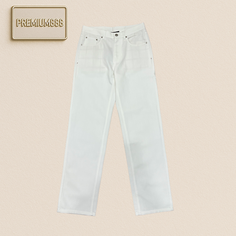 Loro Piana Casual Leather Straight-leg Jeans