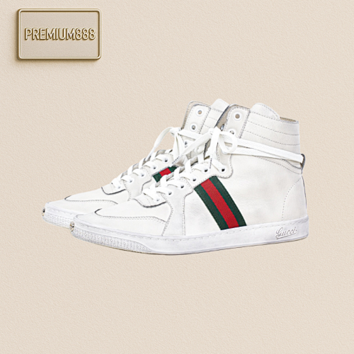 The Debut Collection Of Gucci Demna Features A Simple And Versatile High-top Fashion Sneak