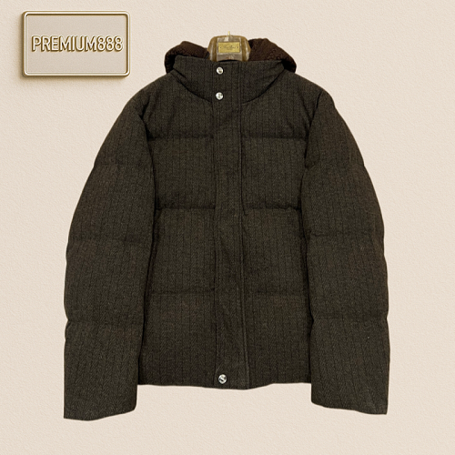 LP NooyiPianya Colorful Plaid Hooded Casual Down Jacket