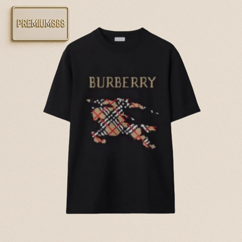 Bbr Plaid Warhorse Round Neck Short Sleeve