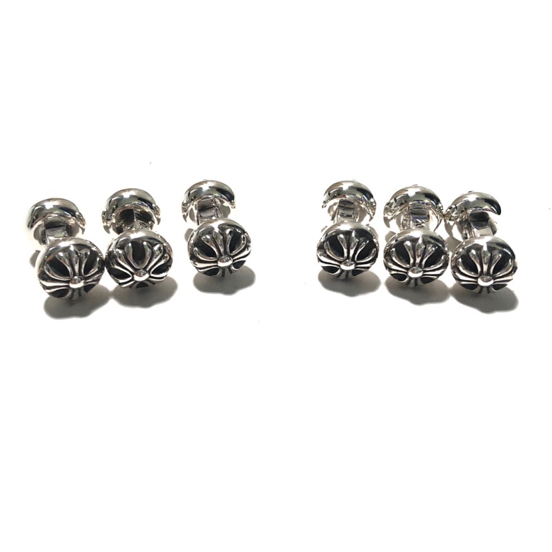 Chrome Hearts CH Rome Hearts Sterling Silver Cufflinks