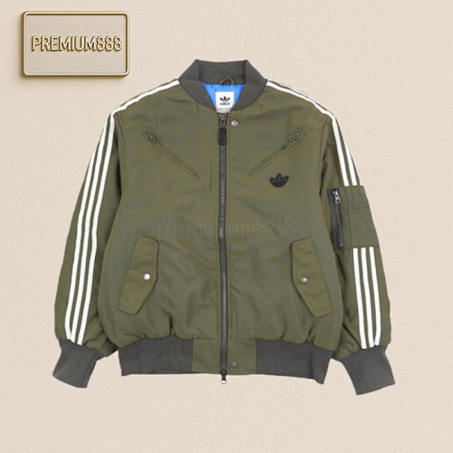 AD 25Fw Three-bar Zipper Pocket Cotton Jacket