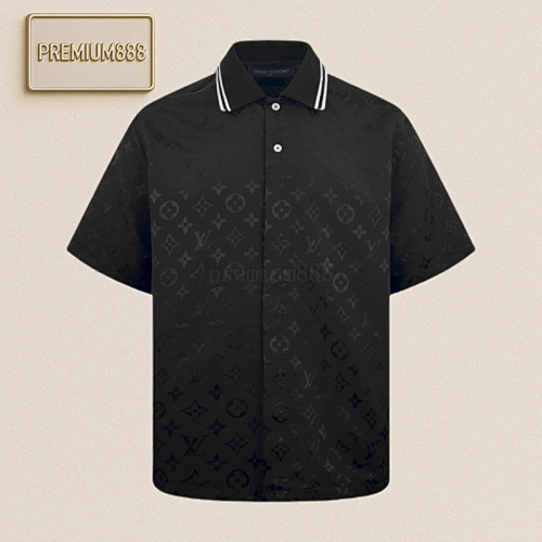 Louis Vuitton L V Corrugated Jacquard Shirt